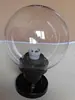 Luminária Esférica Transparente para Exterior Acrílico Bola Inquebrável Pilar de Portão de Grade Paisagismo Plástico Poste de Luz de Rua