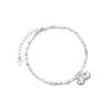 Pulsera de Plata Rota para Mujer 2024 Nuevo Diseño Nicho Lujo Ligero Personalizado Alto Sentido Campana Pulsera de Plata Rota