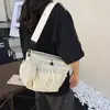 Bolsa ligera para senderismo y viajes al aire libre, unisex, bolso de hombro a cuadros de moda, bolso cruzado casual de nailon
