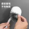 Cepillo de inodoro tipo S estilo japonés sin rincones muertos, sin manchas, cepillo de inodoro diario para el hogar, diseño de cerdas suaves y duras, Fuente de fábrica