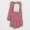 Guantes de Invierno para Mujer con Pantalla Táctil de Dedo Completo Hilo de Lana Engrosado para Adultos Calientes para Exteriores Venta al por Mayor
