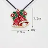 Série de Natal Daiyi Caixa de presente Papai Noel acessórios de liga DIY acessórios para cabelo roupa pulseira pingente pingente