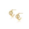 Joyería diy hecha a mano geométrica 925 aretes colgantes estilo coreano chapados en cobre oro real de 14k aretes simples material accesorios