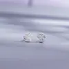 Brincos Assimétricos de Macaquinho Feminino Simples Moda Criativa Zodíaco Brincos de Luxo Leve Estudante Brincos Fofos
