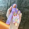 Llavero Creativo Nuevo Estilo Gominola de Frijol Crema Helado Colgante Lindo para Bolsa Llavero de Coche Máquina de Garra Regalo Venta al por Mayor