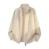 Nuevo Suéter Cardigan de Punto con Cremallera y Cuello Alto para Hombre y Mujer 2026 Otoño/Invierno Ropa Exterior Simple Suelta de Alta Gama