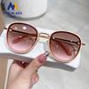 Nuevas Gafas de Sol de Montura Completa de Moda 2026 para Hombres con Caras Grandes, Estilo Coreano Adelgazante, Protección UV, Gafas de Sol Populares en Línea para Mujeres