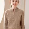 Outono e inverno meia gola tartaruga malha camisola de caxemira mulheres soltas manga comprida pullover interior usar emagrecimento top quente fundo camisa suéter
