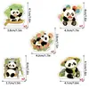 DXCT018-024 Marcapáginas Magnético Plegable Transfronterizo para Registros de Lectura con Decoración de Patrón de Animales Marcapáginas Magnético