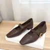 Zapatos Mary Jane cómodos de cuero suave estilo coreano, zapatos de mujer, tacón grueso, diseño nuevo, de una sola tira, punta poco profunda, punta cuadrada retro, zapatos planos