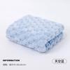 Toalla Pequeña Cuadrada de Coral con Patrón de Nubes, Toalla para Colgar, Toalla de Mano Gruesa para Baño de Bebé, Absorbente, Secado Rápido, Agradable para la Piel