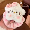 Lazo Creativo Lindo de Pingüino Pez de Dibujos Animados para el Cabello para Mujeres con Cabeza de Bola y Coleta Lateral Diadema Peluche Otoño e Invierno