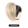 Peruca Coque de Cabelo Ninho de Galinha Transfronteiriço, Coque Fofo, Presilha de Cabelo de Fibra Sintética Multicor, Rabo de Cavalo Alto Fonte, Penteado de Menina Ousada