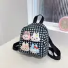 Mini mochila infantil súper linda de conejito, moderna, de alto valor, de dibujos animados, casual, para viajes, ligera