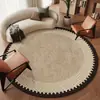Alfombra Retro de Bucle para Sala de Estar, Alfombra de Hogar de Alta Gama, Lavable y Limpiable, Lujo Ligero, Sencilla y Resistente a Manchas, Alfombrilla para Dormitorio con Envío Gratis