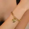 Pulsera de Corazón de Nuevo Estilo Transfronteriza Minimalista Creativa Collar con Colgante de Corazón de Melocotón Grande Joyería Pulsera con Hebilla Ot Fabricante de Joyería