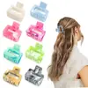 Grampos de Cabelo Foscos Mais Vendidos da Amazon - Retangulares e de Garra Pequena de Duas Fileiras Adequados para Cabelos Finos/Médios Finos