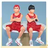 Plástico Maestro del Slam Dunk Postura Sentada Rukawa Maple Sakuragi Hanadao Escena de Cumpleaños para Niños Decoraciones para Pastel Adornos de Juguete