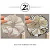 Goma para el pelo tipo scrunchie de encaje con lunares estilo coreano para mujer 2026 Nuevo Modelo de Alta Gama Lazo grande para el pelo Flor de pelo suave Cuerda para el pelo Accesorio para el cabello