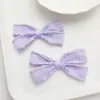 Novo Headwear de Laço de Seda Colorido para Crianças DIY Bolsas Capas de Celular Bolsas Roupas Acessórios Semi-Acabados