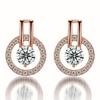 AliExpress venda quente acessórios personalizado céu estrelado colar brincos terno coreano zircão jóias terno feminino desejo