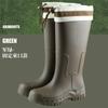 Botas de Lluvia de Gama Alta Japonesas y Coreanas Transfronterizas, Botas de Lluvia de Caña Alta para Mujer, Botines Impermeables, Zapatos de Goma, Botas de Lluvia Largas de Cocina, Cubrezapatos