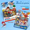 Wang Wang Team Li Da Gong Adesivo de Gelatina para Bebês de 3 a 6 Anos Adesivo Repetível Crianças Kulomi Adesivo Brinquedo Educativo