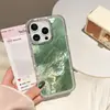 Taladro de Borde Papel de Estaño Funda para Teléfono Móvil Adecuado para Apple 16PROMAX Agujero Grande 14/13 Moderno 12 Estilo de Chica Cubierta Protectora