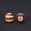 Cuentas Sueltas de Ágata Roja Natural del Tíbet, Cuentas Dzi Premium, Accesorios para Joyería DIY, Pulseras Tejidas a Mano, Collares, Cuentas Espaciadoras