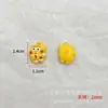 Cuentas de dopamina cuentas cuentas cuentas gota aceite pulsera de cuentas pintadas a mano accesorios de cadena de teléfono móvil colgante de aleación Bob Esponja