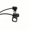 Interruptor de Luz de Tres Cables para Motocicleta Atv Cuad Vehículo Todoterreno Accesorios, Interruptor de Apagado con Restablecimiento, Negro 22mm