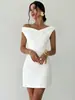 Vestido de Doble Capa Ajustado sin Mangas con Parches Irregulares y Cuello Cruzado, Nuevo Estilo Primavera/Verano 2026, Transfronterizo Europeo y Americano Amazon