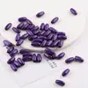 Cuentas de Madera Pequeñas Sueltas de Forma Ovalada de Arroz con Agujero Recto de Colores para Cadena de Teléfono Hecha a Mano DIY Materiales para Bisutería Accesorios