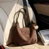 Bolsa de Gran Capacidad para Mujer 2025 Invierno Nuevo Estilo Maillard Retro Bolsa de Viaje Bolso Cruzado de Nicho Mochila