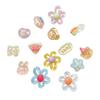 Accesorios para Zapatos de Cueva Flor para Zapatos Lindo Dibujo Animado Tridimensional Transparente Hebilla Decorativa para Zapatos Accesorios DIY Flor Hebilla para Zapatos Oso