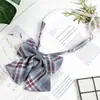 Pajarita Original Estilo JK para Mujer Cuadros Estilo Japonés Camisa Uniforme Traje de Marinero Estilo Preppy Cuello de Uniforme Escolar sin Pajarita Flor