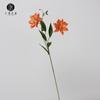Factory Outlet 2 Flor de Seda Lírio Duplo Único Casamento Simulação Flor Decoração para Casa Flor Anual Flor Material de Correspondência