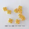 DIY Patrón de Tallado de Bola Hueca de Oro Antiguo Pulsera de Cuentas Accesorios de Cuentas Bola Redonda Cuerda de Bolas Sueltas Accesorios