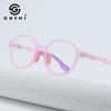 Óculos infantis anti-blue light frame fresh sweet color óculos femininos 6-12 anos de idade alunos da escola primária tr90 óculos armação masculina atacado