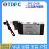 Electroválvula neumática TDPC 5V210-08, válvula inversora de dos posiciones y cinco vías, válvula de control de baja potencia de 1,2 W.