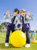 Ropa de asalto para uniforme de escuela primaria ropa para clase de deportes infantil ropa para jardín de infantes primavera y otoño traje de tres piezas en uno
