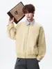 Chaqueta de solapa de marca moderna estilo americano con nuevo diseño, casual y elegante, chaqueta de otoño versátil para hombre con bloques de color