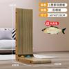 Arranhador para Gatos em L Vertical Resistente ao Desgaste Cama para Gatos Basculante Arranhador Integrado de Papelão Ondulado Grande Brinquedo para Gatos