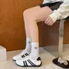 Aumento Interno Sapatos de Treino Alemães Sapatos Femininos 2026 Nova Coleção Primavera/Verão Versátil Sola Plana Sapatos Forrest Gump Sapatos Brancos Esporte Casual Tênis