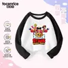 Camiseta de manga larga para niño de Brawl Stars, camiseta básica fina de algodón para niño, ropa de primavera y otoño para niño