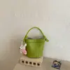 Bolso Cruzado Coreano para Mujer 2026 Nueva Moda de Verano Bolso Cubo Calado Gran Capacidad Bolso Cruzado
