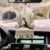 Decoración colgante para coche Globo Gato Colorido Interior del Coche Lindo Gato Coche Gatito Globo Gato Colgante Adorno