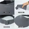 Chapéu de Sol Integrado Sem Marcas Atualizado para Mulheres de Verão ao Ar Livre Anti-UV Aba Larga Topo Vazio Chapéu de Sol Mostra Rosto Pequeno