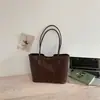 Bolsa Grande de Alta Aparência Retro Shuai Mijia para Mulheres 2026 Nova Moda Estilo Coreano Bolsa de Trabalho Bolsa de Ombro Bolsa Tote