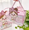 Caja de Regalo Llena de Luna Cumpleaños Niños Bebé Cien Días Caja Vacía Caja Portátil para Dulces Caja de Regalo para Llevar en la Mano Empaque